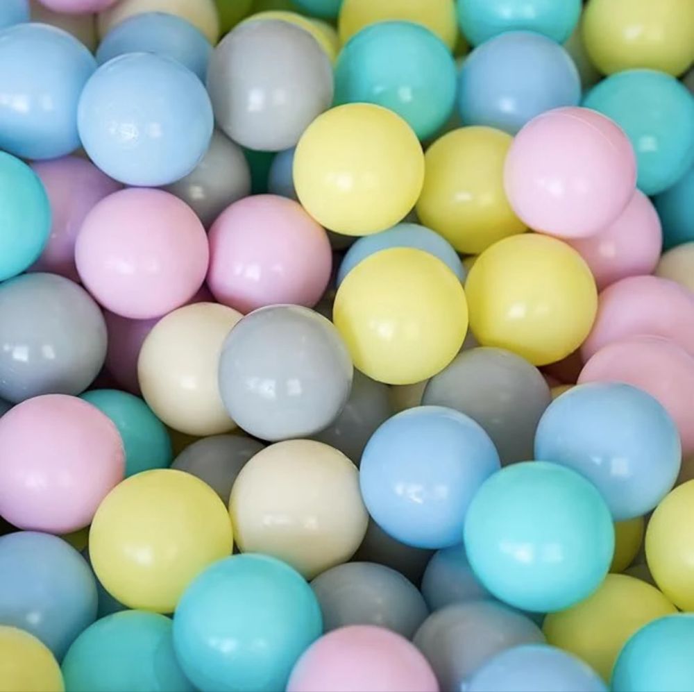 100 bile colorate pentru piscina, spatiu de joaca, cort, tarc copii