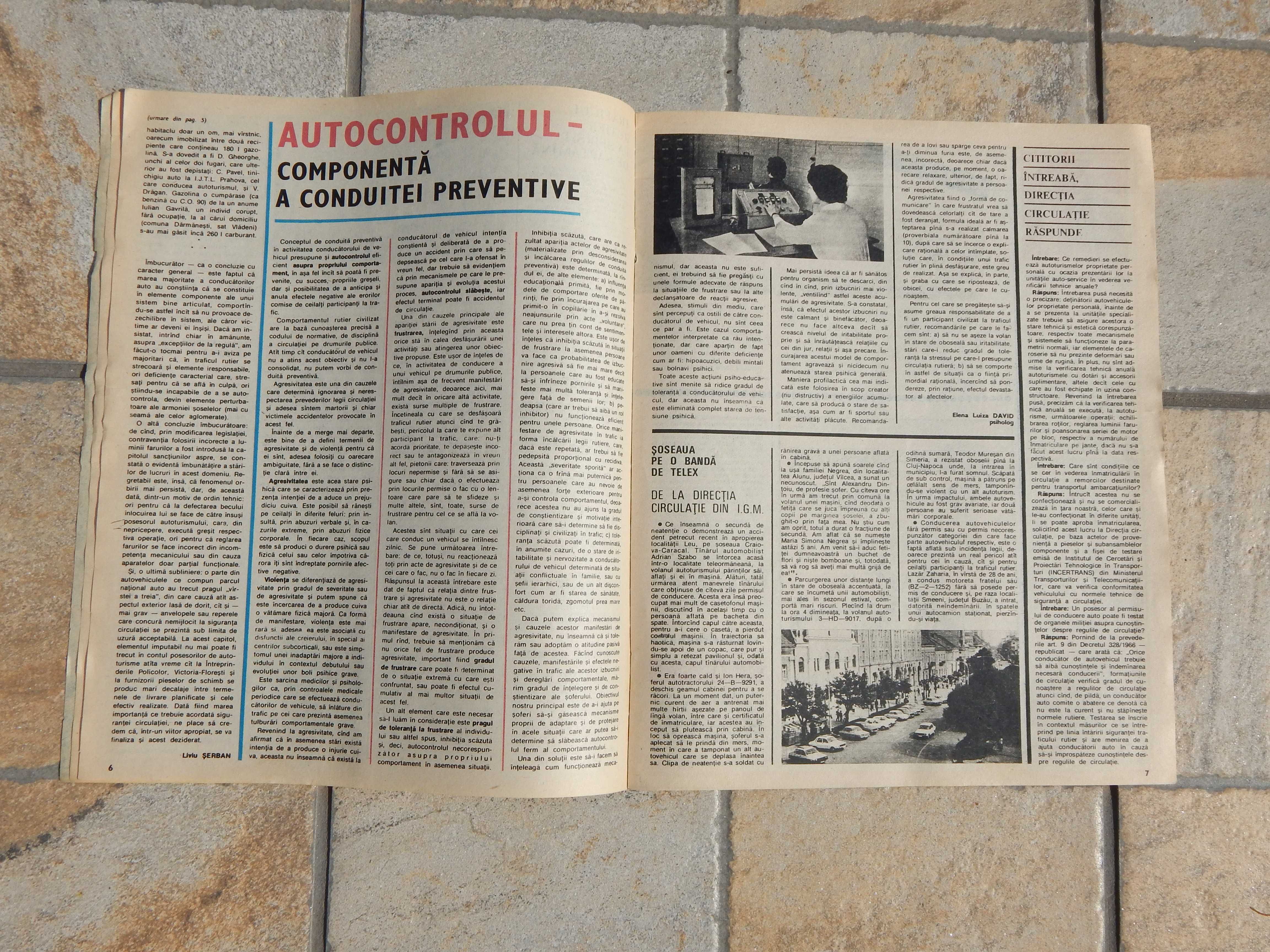 Revista Autoturism numarul 7 1989