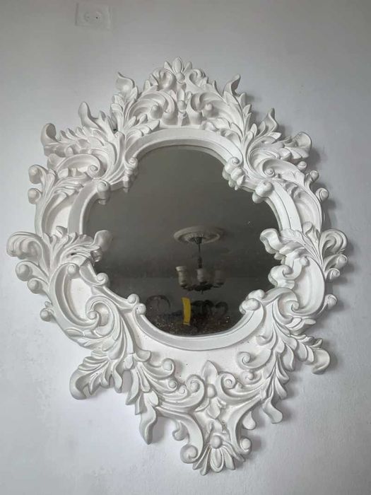 Oglinda decor alba