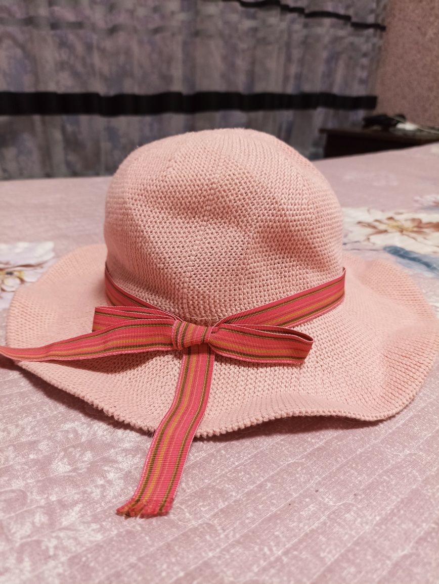 Шляпка - панамка для юных модниц