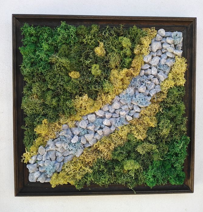 Картина пано със скандинавски мъх