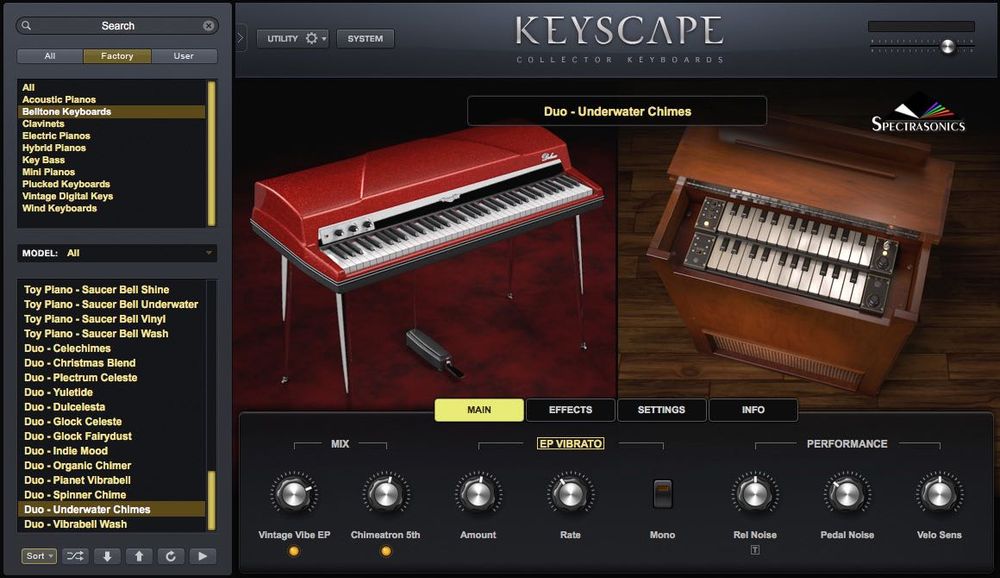 Spectrasonics Keyscape - USB Drive Edition, VST 500 de sunete