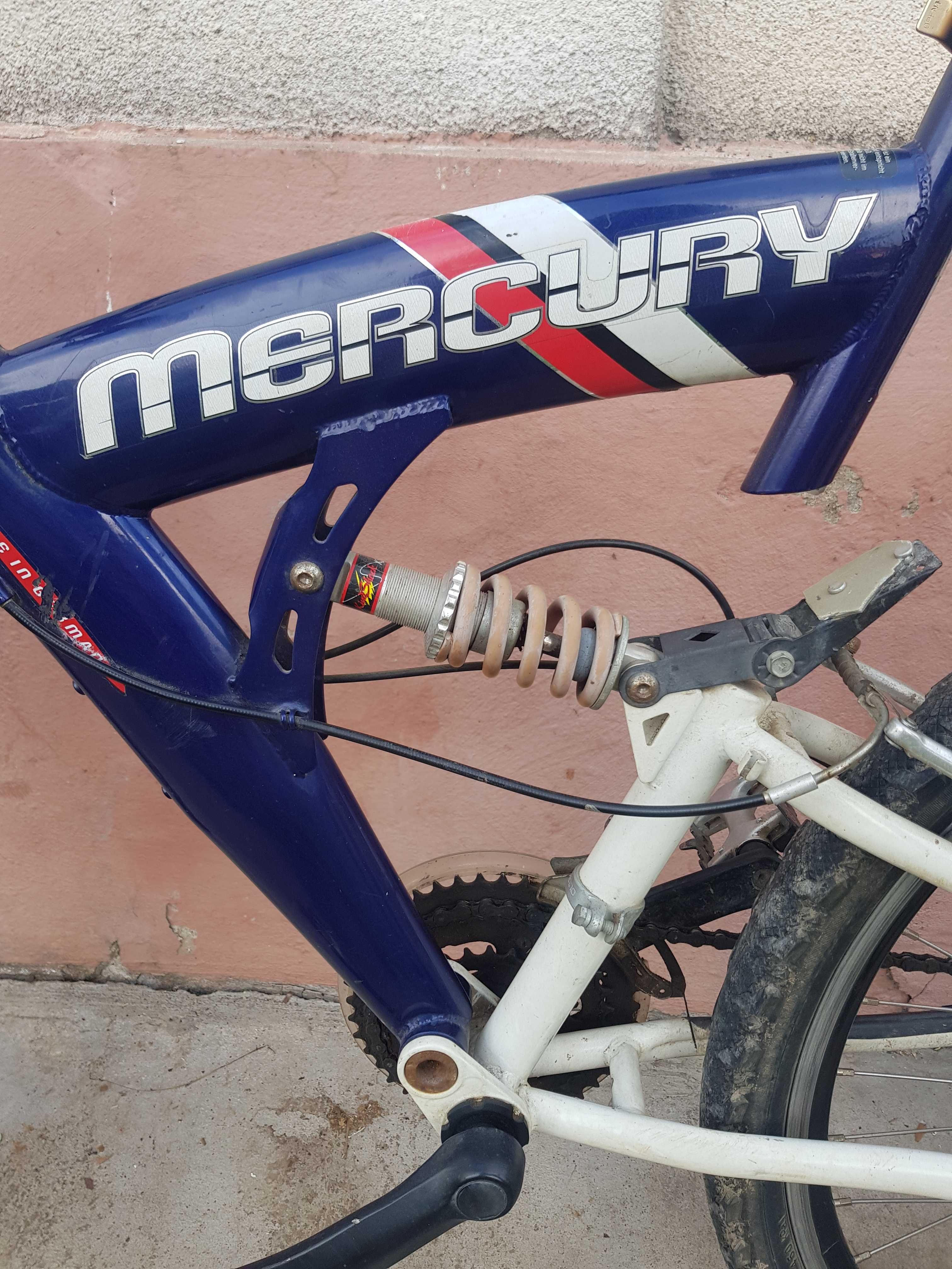 Bicicletă Mercury 24 viteze + suspensii