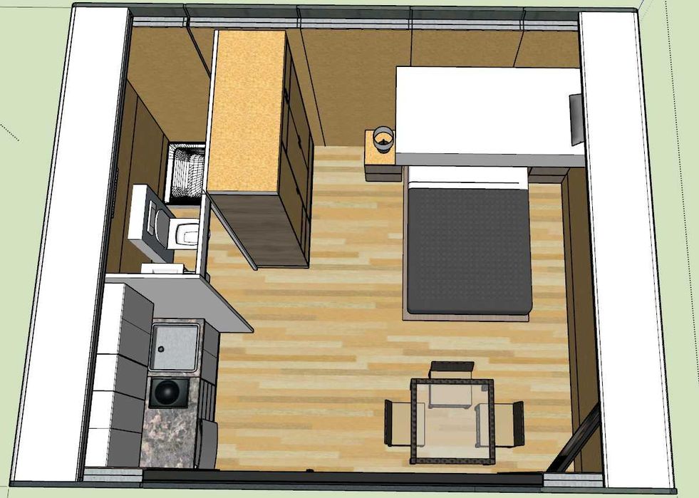 Vand cabana mobila tiny house nZEB