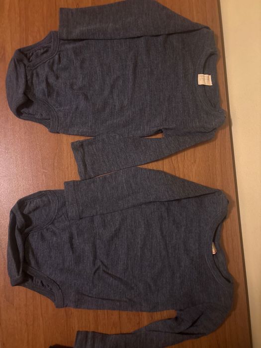 Меринос боди и жилетка детски