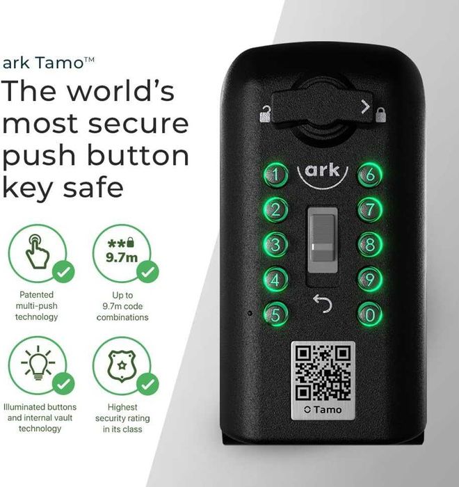 Нов Максимална сигурност за ключове, кодов сейф за външен монтаж