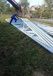 Vand hala metalică de 34×12×5 complet