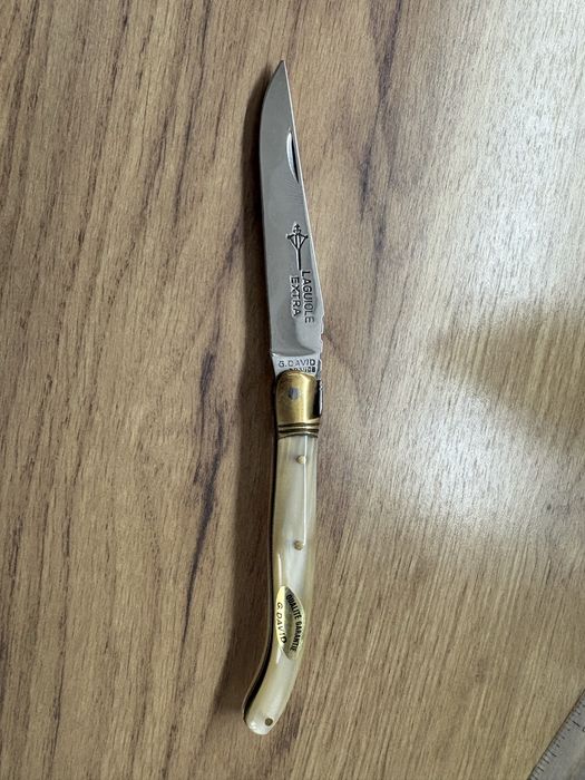 Нов сгъваем нож Laguiole стомана 12c27