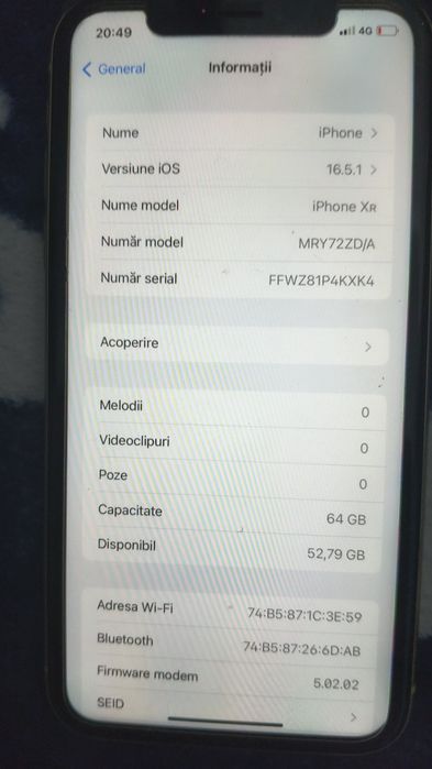 iPhone XR 64GB Neverlocked Gold FullBox