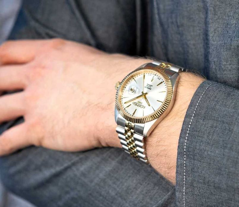 Мъжки швейцарски часовник Roamer, сапфир кристал, 100м, гаранция 24м