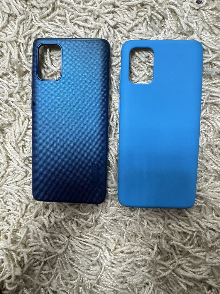 Huse Galaxy A71, albastru
