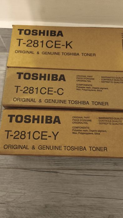 Toner original Toshiba T-281CE-C T281CE-K T281CE-Y