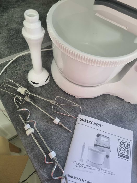 Set mixer manual cu bol rotativ