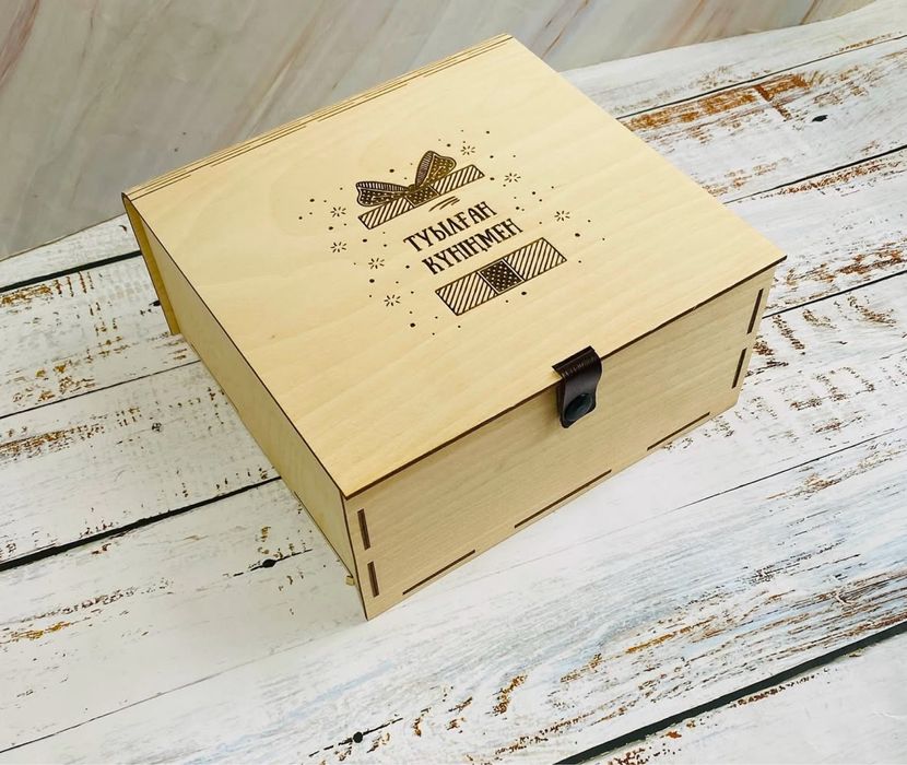Деревянные коробки, корзины, ящики с брендированием