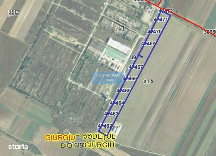 De Vânzare: Teren 25.000 mp – Drumul Vama Giurgiu – Oinacu