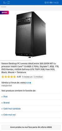 Sistem Desktop PC Lenovo IdeaCentre 300
