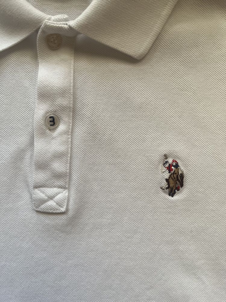 Тениска с яка U.S Polo