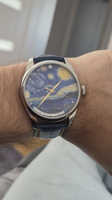 Vand ceas Oficial cu Diamante Vang Gogh - Stayry Night model Official