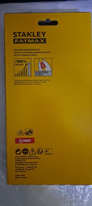 Stanley trusa șurubelnițe electrician