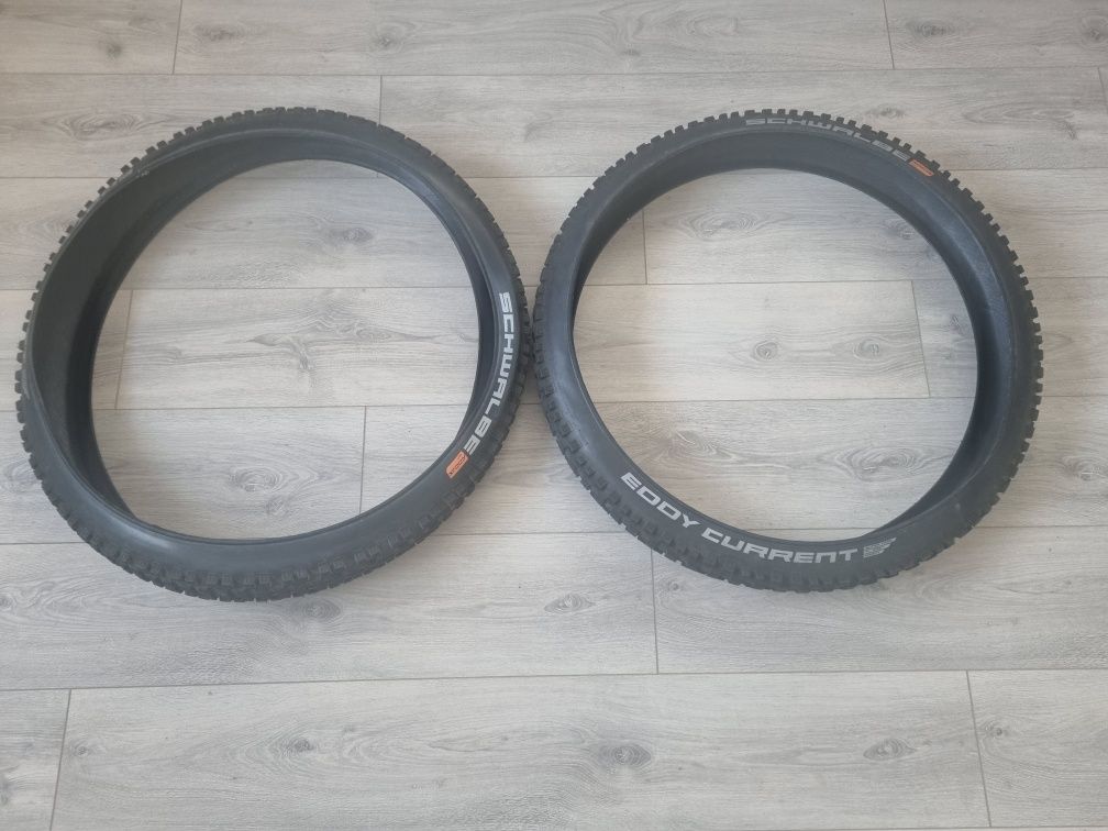 Set anvelope bicicleta Schwalbe Eddy 29x2.60 fata/spate impecabile