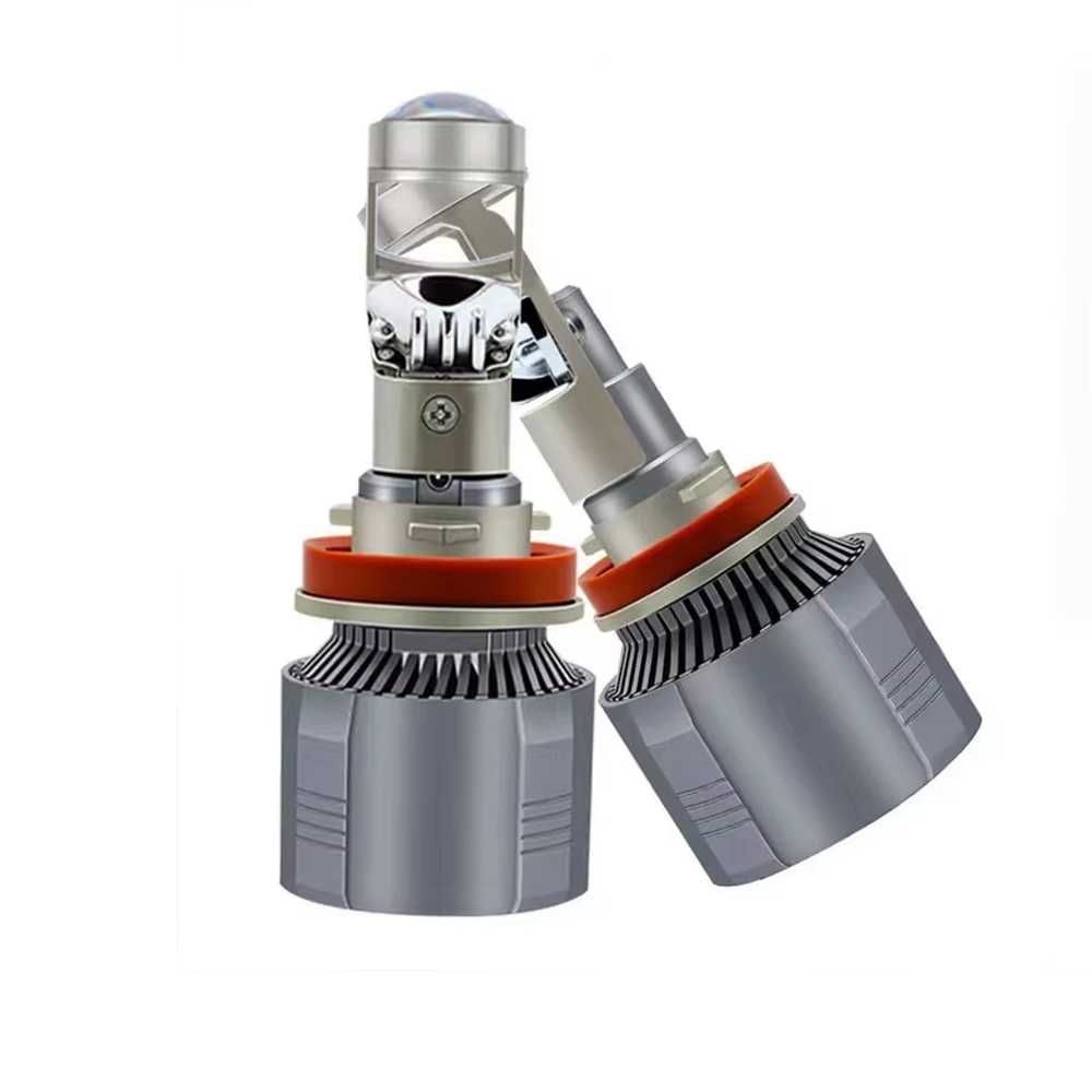 LED крушка с лупа  H11 Canbus, 12-24V, 220W, 30000LM, 5700К