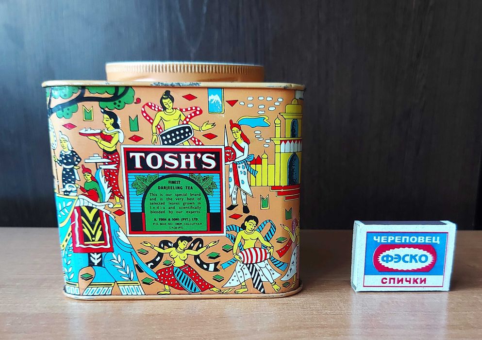 Жестяная коробка для чая, Калькутта, Индия