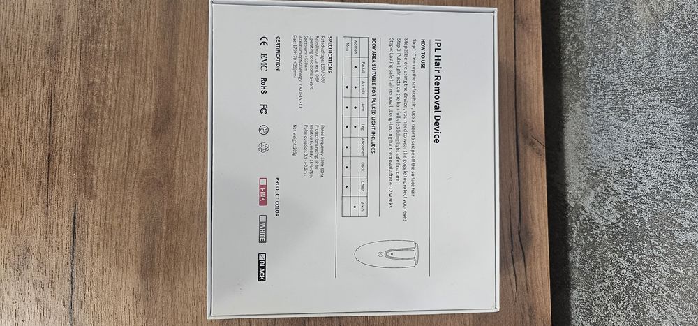 Epilator IPL cu laser Clasilk® Pro, epilare definitiva  NOU