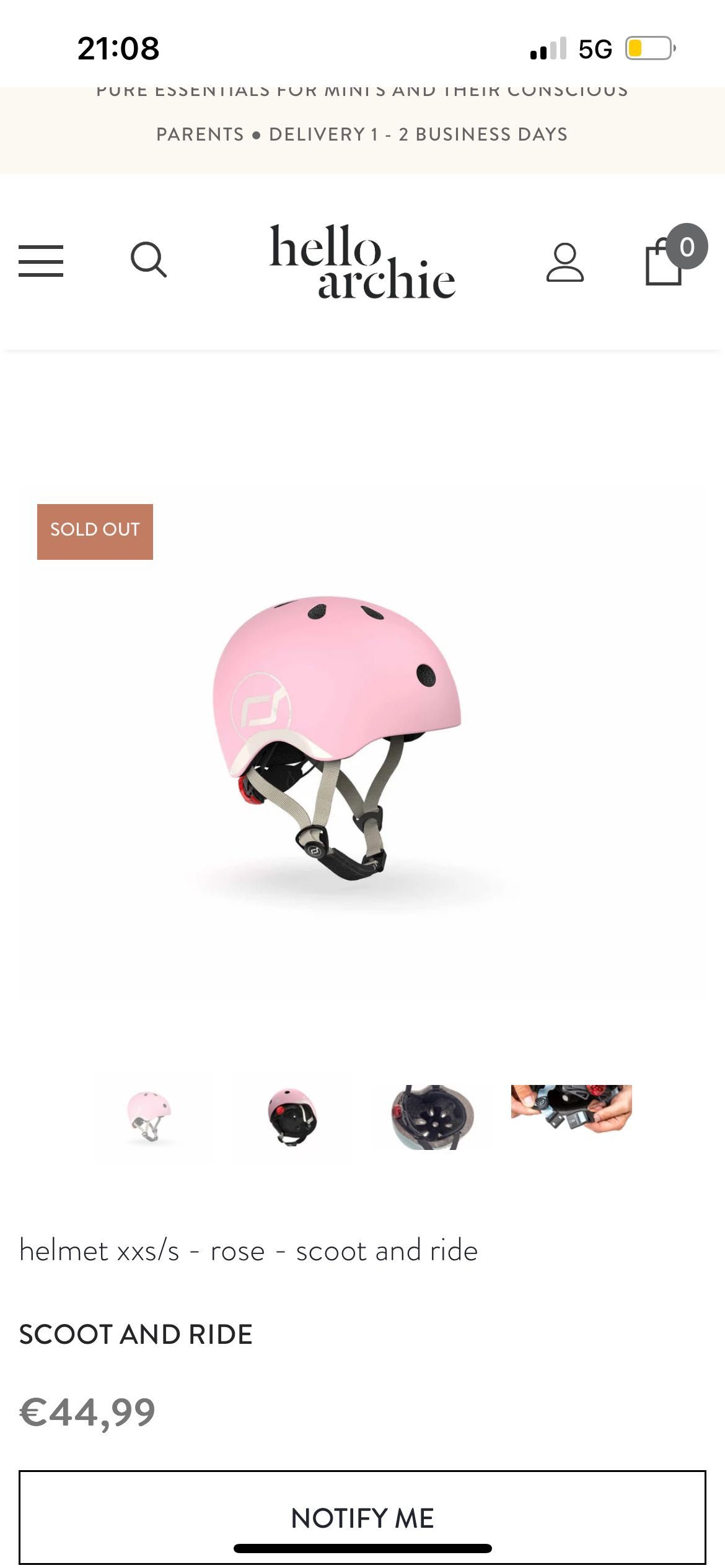 Scoot and Ride ! Каска за момиче размер xxs