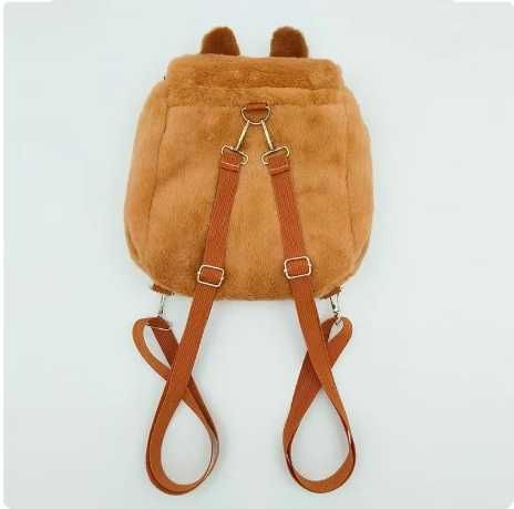 Плюшена раница Капибара, 3D плюшена играчка раница Капибара