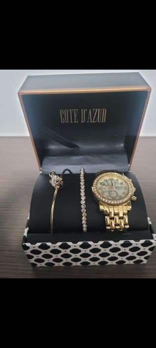 Set ceas+bratari Cote D Azur