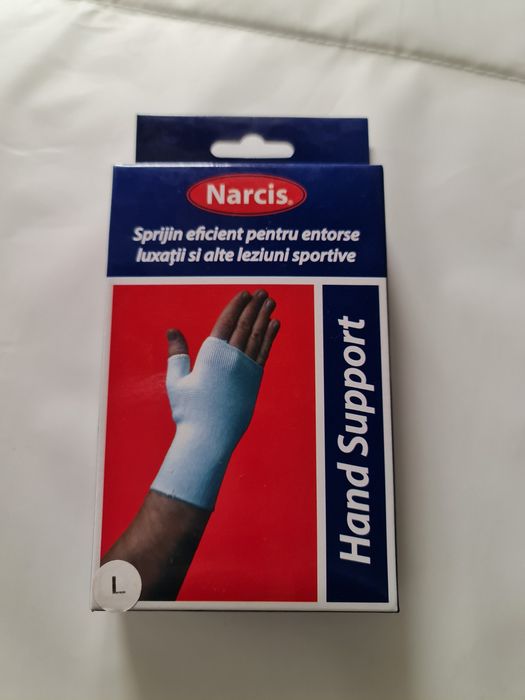 Suport mana pentru entorse, luxatii, leziuni sportive, fasa elastica