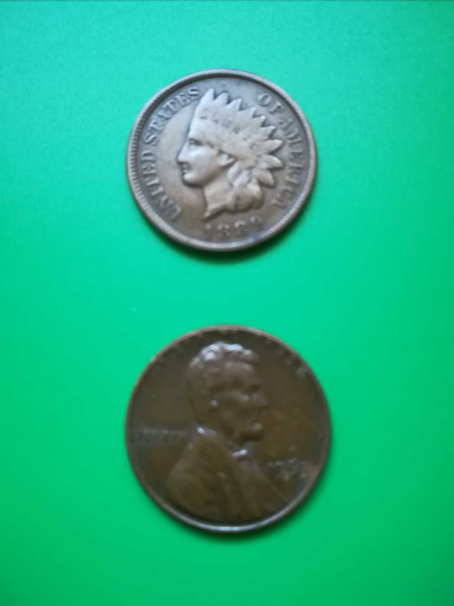 Monede - 1 Cent (1889)/1 Cent (1963)