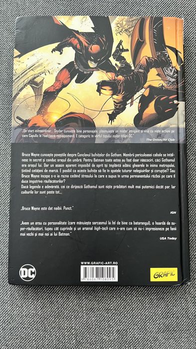 Batman Conclavul Bufnitelor Volumul 1