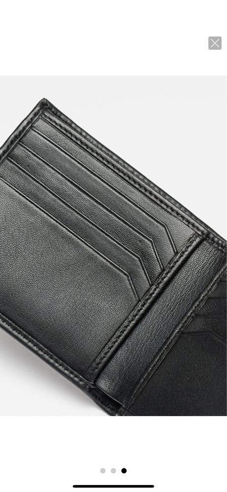 Нов оригинален кожен портфейл Hugo Boss