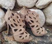 Botine piele intoarsa perforata Aldo