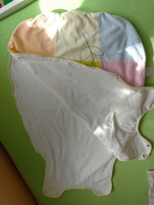 Чувалче, хавлия и джинси за момиче, 6 месеца