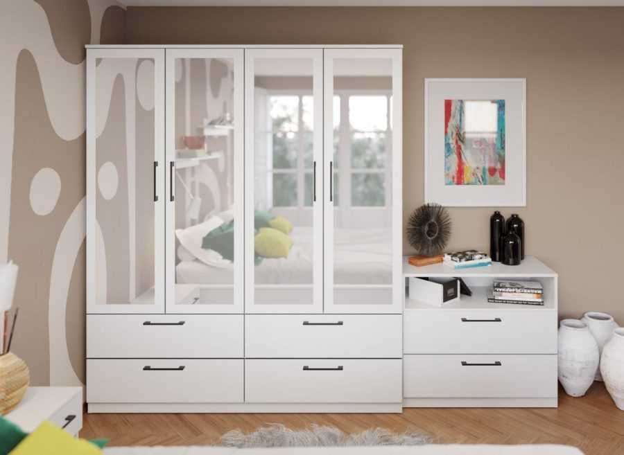 Set Dormitor Snow C17 cu oglinda