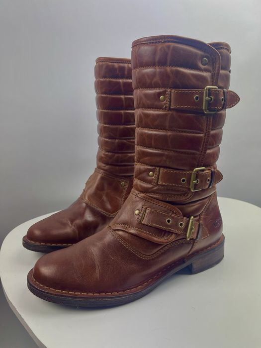 Cizme Ugg piele naturala  cognac