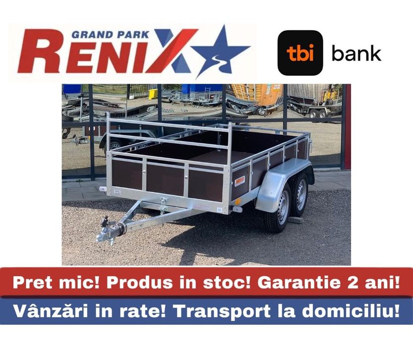 Neptun TRAILWOOD 2 AXE 750 KG 253/125/35 Remorca noua 2 axe X 750 kg Cat.B 253/125/35