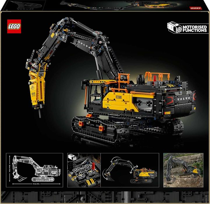 Конструктор LEGO Technic Volvo EC500 Hybrid Excavator! Оригинал LEGO!