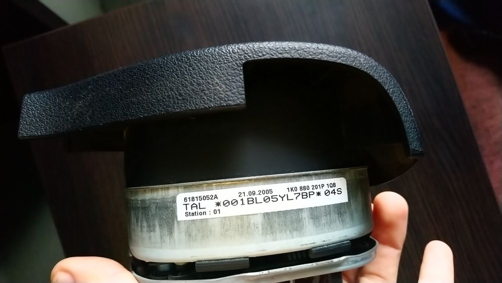 Airbag volan vw jetta passat golf 5 touran caddy in 3 spițe