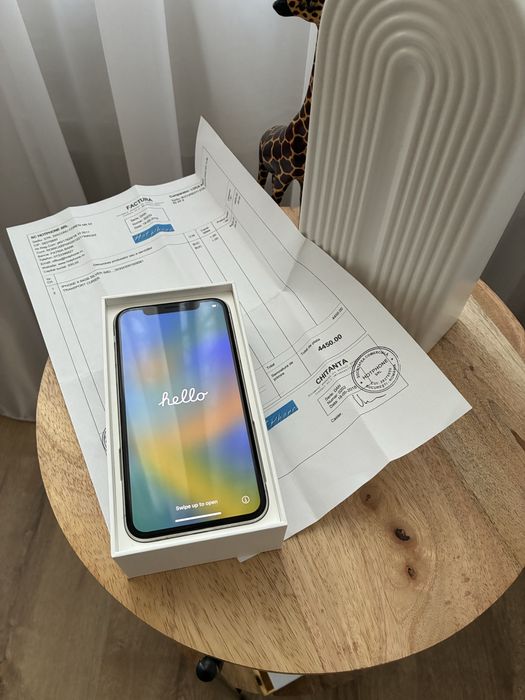 Iphone x 64GB ,alb / Baterie 76% / telefon personal