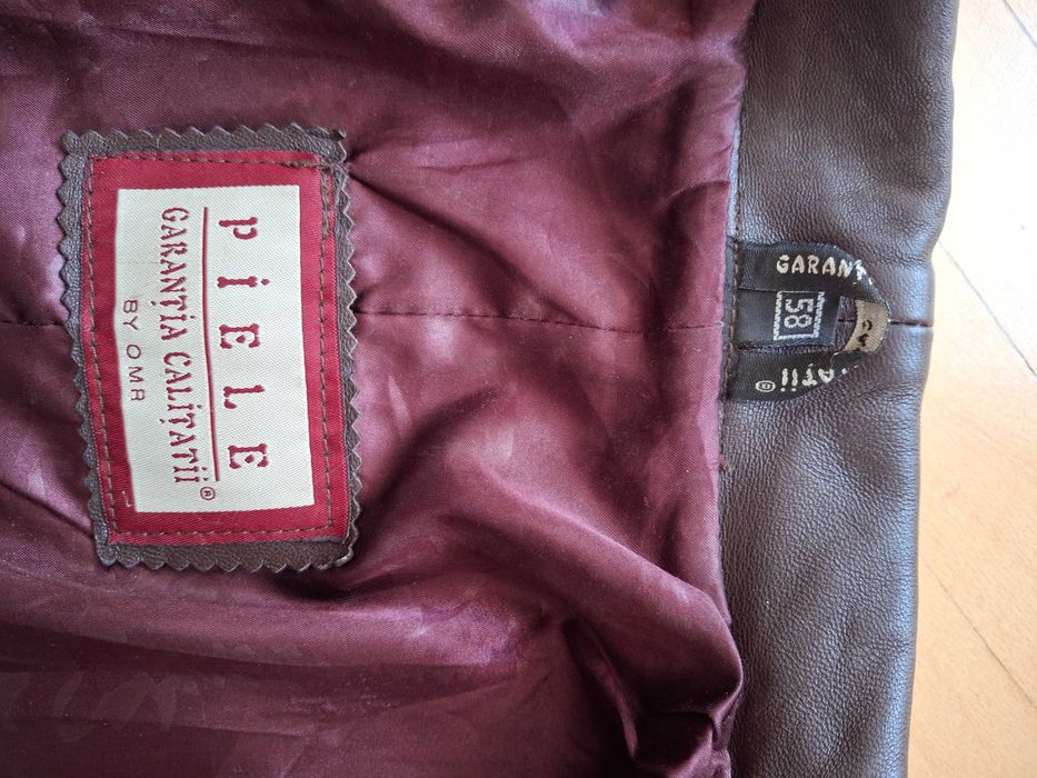Haina/ jacheta din piele naturala, marimea 58