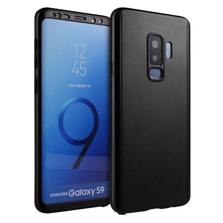 Husa Full Cover (fata + spate) pentru Samsung Galaxy S9, Negru