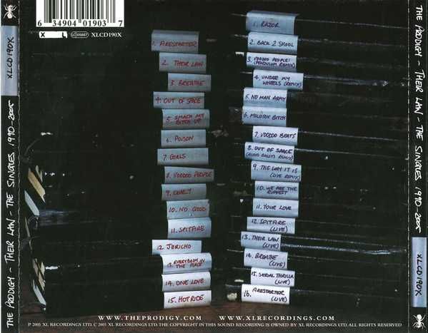 2xCD The Prodigy - Their Law - The Singles 1990-2005 Deluxe Limited Ed
