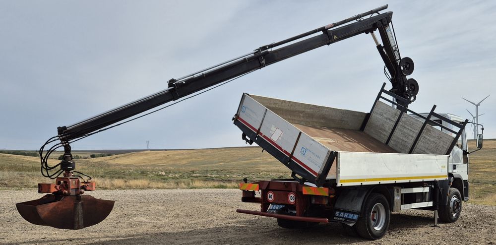 Iveco Eurocargo 13E180 ,Basculabil,Macara HIAB!!! Radiocomanda!!!