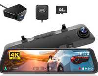 WOLFBOX G850 4K Mirror Dash Cam GPS Parking (camera auto oglinda)