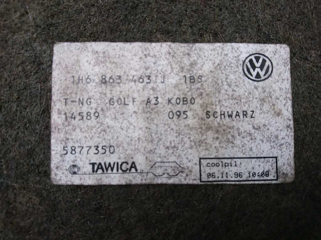 Mocheta izolatoare si antifonica pentru portbagaj VW GOLF.