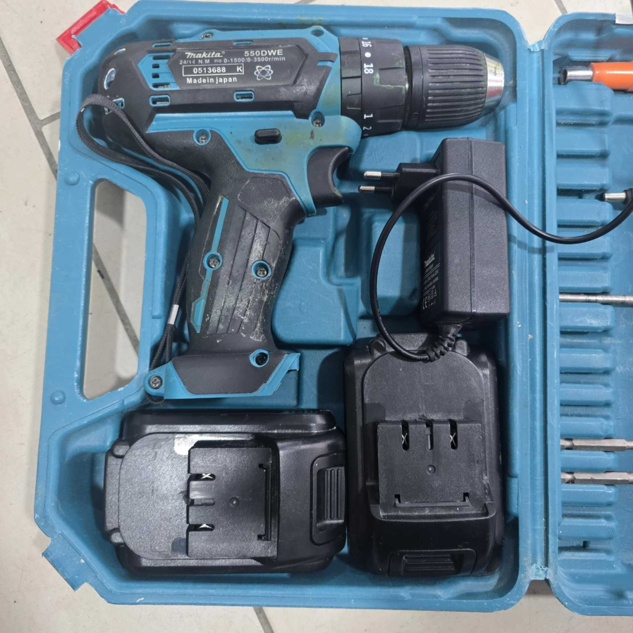 Акумулаторен Винтоверт MAKITA 550DWE + две батерии