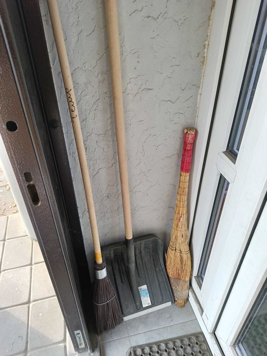 Метла уличная Garden + лопата Сибиртех 150 см